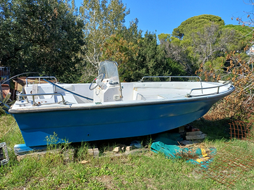 Barca senza motore 5 metri