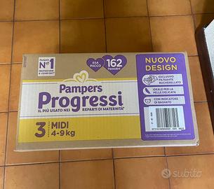 Pannolini Pampers progressi mis. 3, 162 pezzi