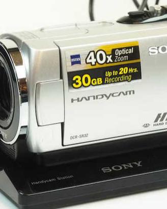 Sony DCR-SR32 Videocamera con base