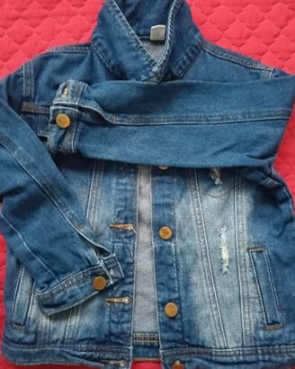 Giubbotto di jeans bambino cm 130