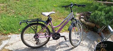 bicicletta ragazza  24 pollici con cambio 