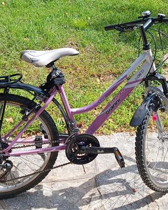 bicicletta ragazza  24 pollici con cambio 