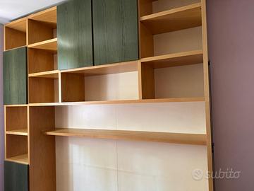 Mobile libreria a ponte per letto singolo