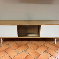 Mobile tv ikea bianco e rovere