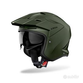 AIROH Casco Jet Kombakt - Color - Military