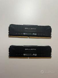 RAM Crucial Ballistix 16GB (2x8GB) DDR4 3200MHz