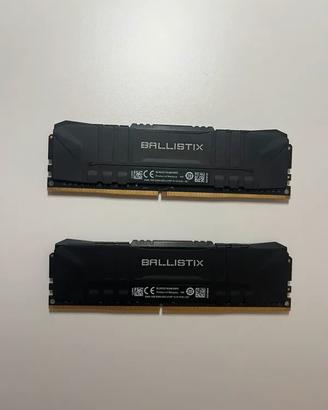 RAM Crucial Ballistix 16GB (2x8GB) DDR4 3200MHz