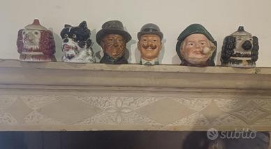 Rara collezione di 6 tabacchiere inglesi