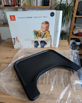 Vassoio Stokke Steps Baby Set Tray – Nero