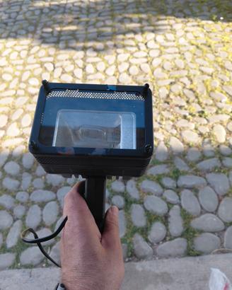 Faretto portatile per riprese vintage
