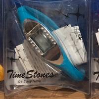 Orologio silicone easy time_brillantini_azzurro