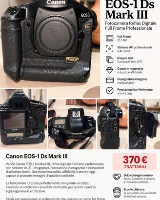 Canon EOS-1Ds Mark III Full Frame