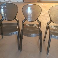 Tre Sedie In Plastica Seminuove Pedrali Queen