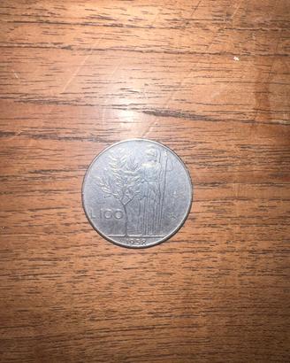 Moneta 100 lire 1958