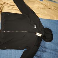 Felpa Under Armour nera challenger Pro Woven track