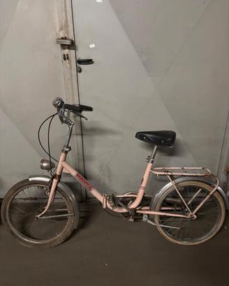 Bicicletta Pieghevole Vintage "MANTA" – Rosa 