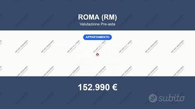 Immobile in asta di 80 m² con box auto a Roma
