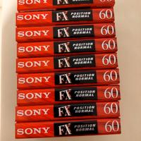 10 audiocassette Sony FX 60 