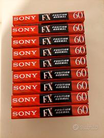 10 audiocassette Sony FX 60 
