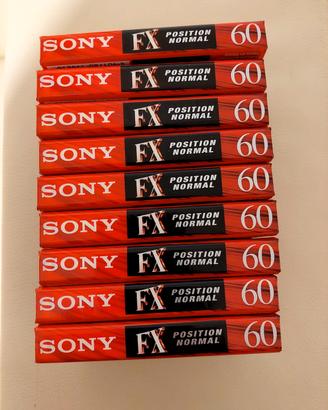 10 audiocassette Sony FX 60 