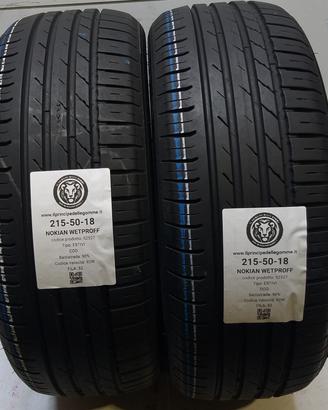 2 GOMME 215 50 18 NOKIAN A52527