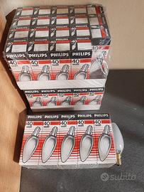 49pz lampadine oliva smerigliata Philips 40 watt 