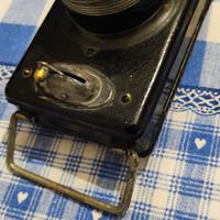 Antica torcia da ferroviere o da minatore.