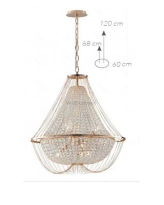 Lampadario Design  I-VIENNA-S45-oro