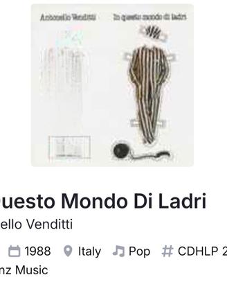 CD In Questo Mondo Di Ladri 
