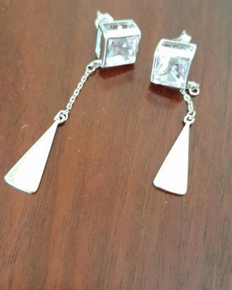 orecchini in argento e ametiste boliviane 