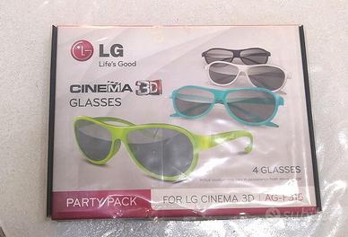 Occhiali in 3D originali LG nuovi mai usati 