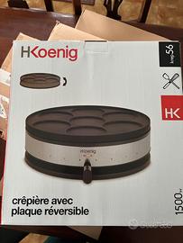 Crepiera H.Koenig - krep56 Piastra Crepes 1500w HK