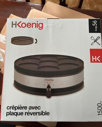 Crepiera H.Koenig - krep56 Piastra Crepes 1500w HK