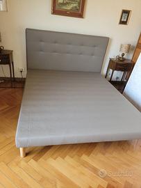 Letto matrimoniale in similpelle