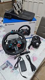 Logitech G29 + Driving Force Shifter (cambio)