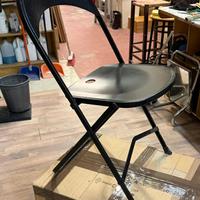 SEDIE PIEGHEVOLI IN METALLO 8 PEZZI