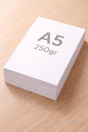 Carta bianca patinata opaca 250gr