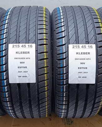 4 GOMME 215 45 16 KLEBER RIF4848