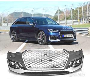 PARAURTI ANTERIORE AUDI A4 B9 15-19 RS4 PDC ARGENT