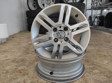 KIT 4 CERCHI 14" VW UP POLO 4X100 5JX14 ET38