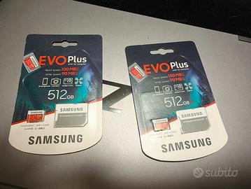 MicroSD Samsung Evo Plus 512gb Originale 