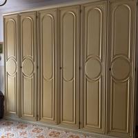Armadio classico 6 ante in legno massiccio