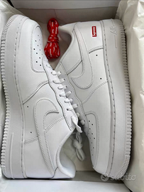 Nike Air Force 1 Low Supreme White 44