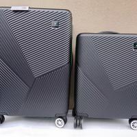 Roncato 2 Trolley valigie S + M neri nuovi