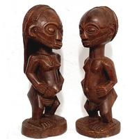 statua d’epoca tribale africana scultura in legno