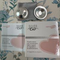 Silver cap 2 paracapezzoli coppette in argento