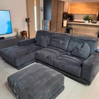 Divano + pouf sfoderabili
