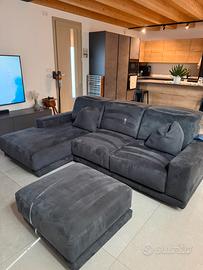 Divano + pouf sfoderabili