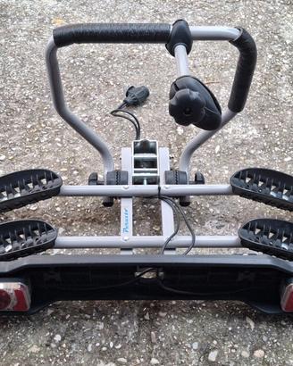 Portabici  da gancio traino per due bici