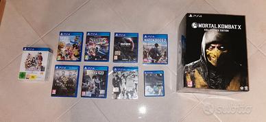 Giochi PS4 e Ps Vita, standard limited e collector